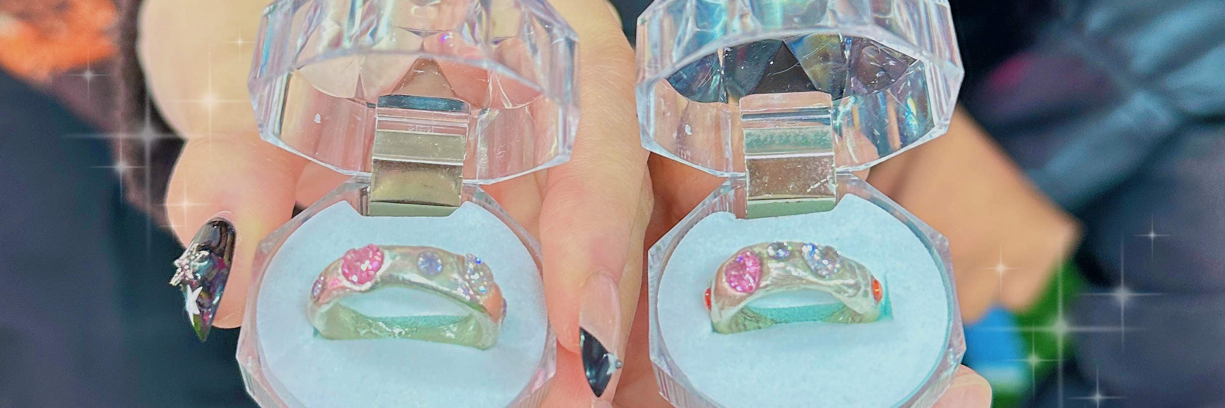 Silver Clay Gemstone Couple Ring Workshop | QQWonderlands Hong Kong